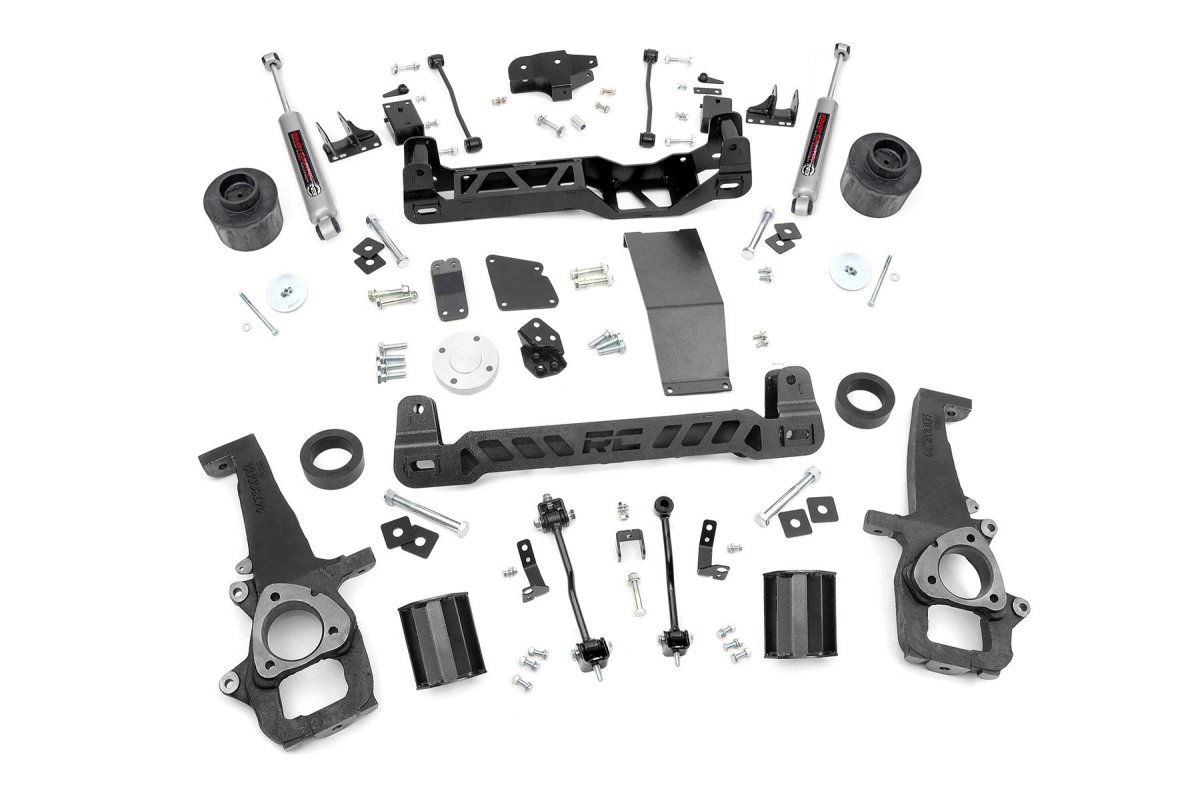 Ram 1500 Classic Suspension Lift Kit - Front + Rear - Rough Country - 6 Inch - '19-'23